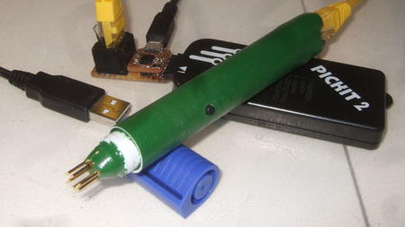 With USB interface and PICKit2 programmer