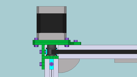 H-belt motor end