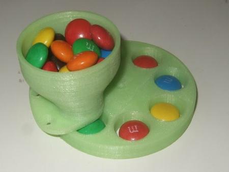 Small 3D printed prototype of the selector design.